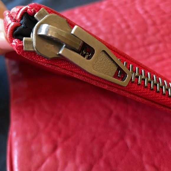 Alexander Wang Full Grain Leather Fold Over Clutch - Picture 13 of 16